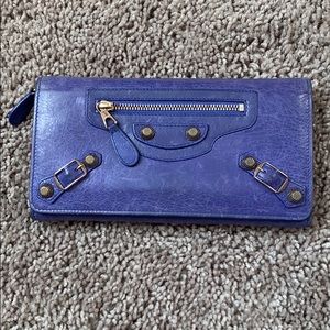 Balenciaga Bleu Lavande Wallet